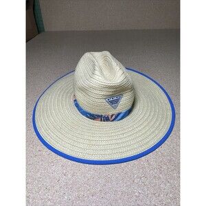 Columbia PFG S/M Straw Hat Fish Utility Outdoor Patriotic Boat Lake Gorpcore